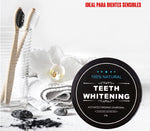 Blanqueador con Carbón y Cepillo de Bambú