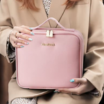 Organizador de Maquillaje Portátil con Espejo LED